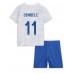 Billige Frankrig Ousmane Dembele #11 Børnetøj Udebanetrøje til baby VM 2022 Kortærmet (+ korte bukser)